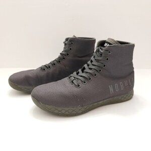NoBull SuperFabric Trainer Shoes High Top Gray Unisex Men’s 7 Women’s 8.5